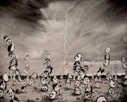 陆超《哪?No.2》 120x150cm 布面油画 2015
绘画的砥砺 “极光”作品展于索卡艺术·北京举办