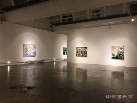 “极光”展览现场
绘画的砥砺 “极光”作品展于索卡艺术·北京举办