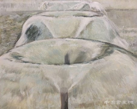 丁辉 《喷泉》83x100cm 布面油画 2015
绘画的砥砺 “极光”作品展于索卡艺术·北京举办