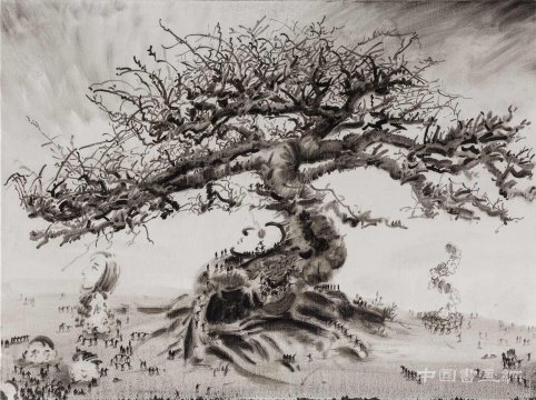 陆超 《别处No.7》 120x150cm 布面油画 2016
绘画的砥砺 “极光”作品展于索卡艺术·北京举办