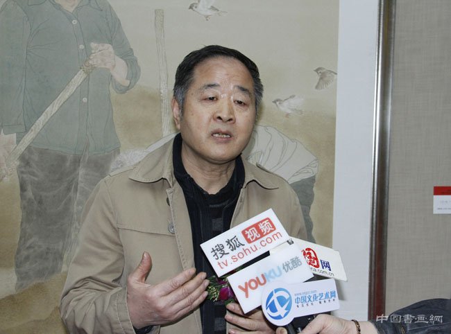《和风六月》2016年鲍古风中国画组画展在京开幕
