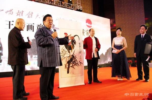 王宏画鸡展-走进上海同城家谱