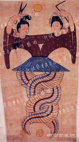读伏羲女娲交尾图