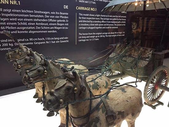 比利时现山寨“兵马俑”大展 搞错中国地图