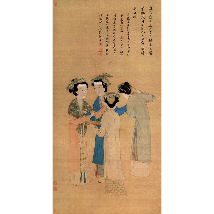 传统工笔重彩人物画发展与演变