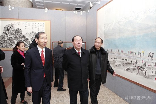 “一带一路”书画展在民族文化宫开幕