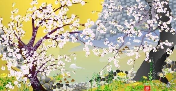美日本老人仍坚持Excel作画
