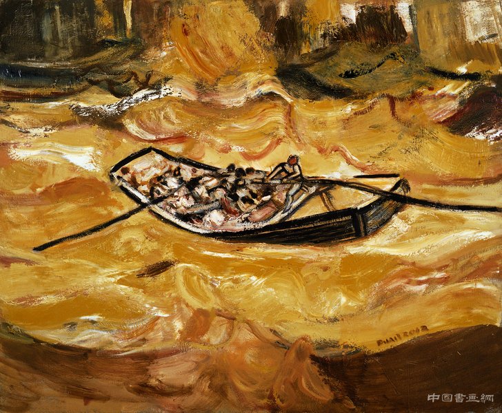 段正渠 黄河 150x180cm 布面油画 2012年