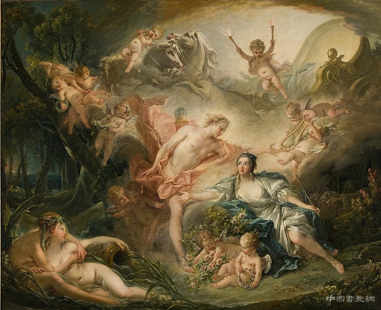 中西绘画艺术比较——笔墨线画与彩色油画
