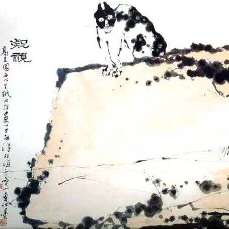 荒山乱石，幽草闲花，似非似——潘天寿作品