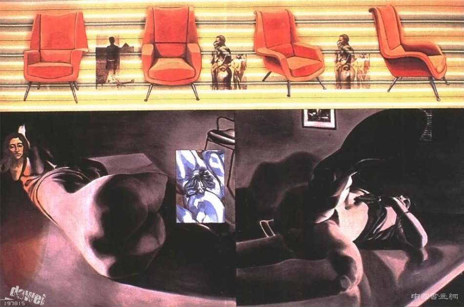 大卫.萨利(David Salle)的新表现主义绘画