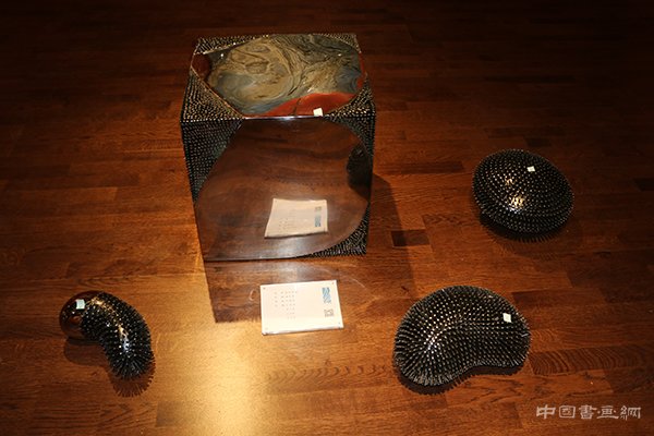 “凹凸丹青—胡又笨新作展”在北京陶然天艺术沙龙举行