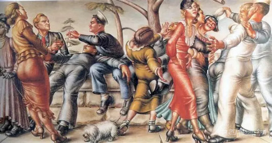 美国大萧条时期的绘画展