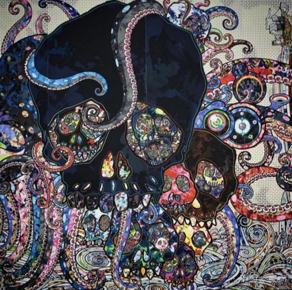 村上隆大型回顾展“章鱼吃掉了自己的腿”在芝加哥举行