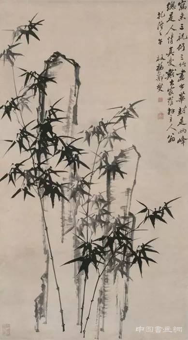 郑板桥这样画《华封三祝》:写来三祝乃三竹,画出华封是两峰