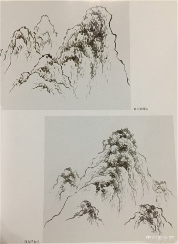 【国画教程】国画山石绘画方法和步骤教程