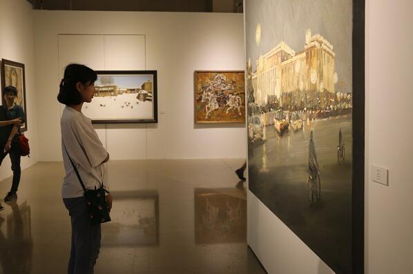 风过草原·追寻——包头市油画作品展在京开幕