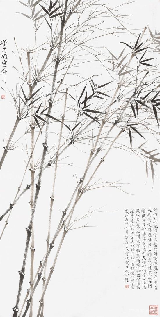 “执管风韵”管峻书画展于德基美术馆开馆日亮相