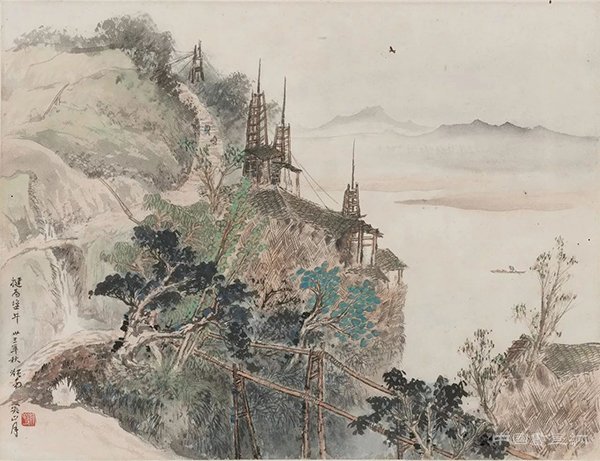 纪念关山月诞辰105周年作品展在中国国家博物馆开幕