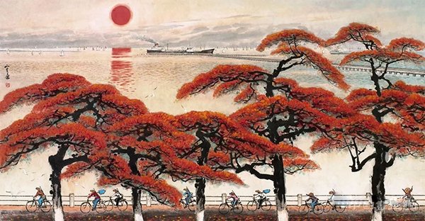 纪念关山月诞辰105周年作品展在中国国家博物馆开幕