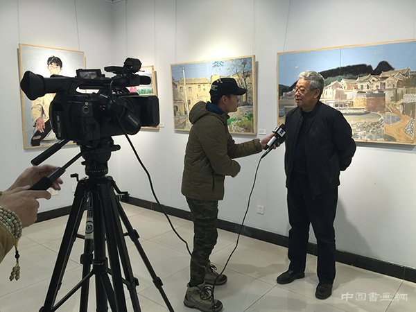 北京秋季四人油画作品邀请展一在西城区第一文化馆开幕