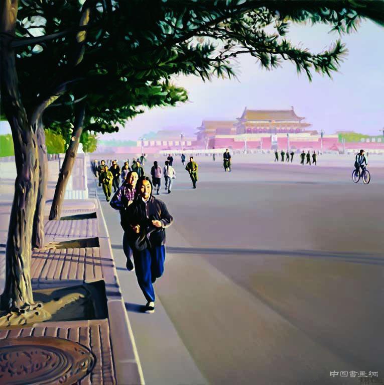 大隐隐于市的画家景柯文