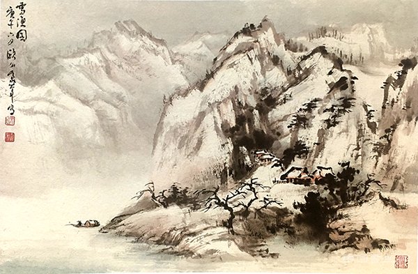 欧豪年书画展在京举办