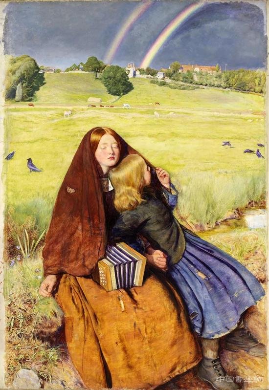 世界名画,拉斐尔前派“艾佛雷特·米莱"的画作
