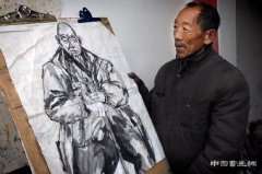农民在美院当模特“偷学”画画 作品秒杀专业学生
