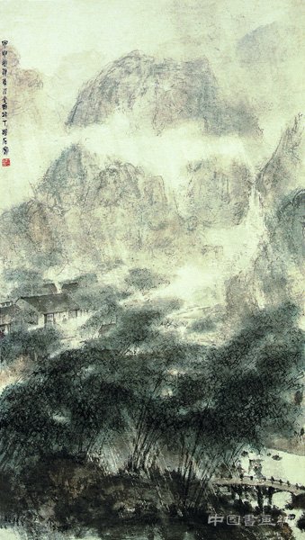 传世书画 绘画 往往醉后——傅抱石作品    傅抱石自刻闲章:"往往醉后