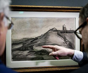 梵高尘封百年素描作品亮相阿姆斯特丹