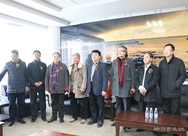 “吴悦石、莫言、杨华山翰墨三人行”行至威海