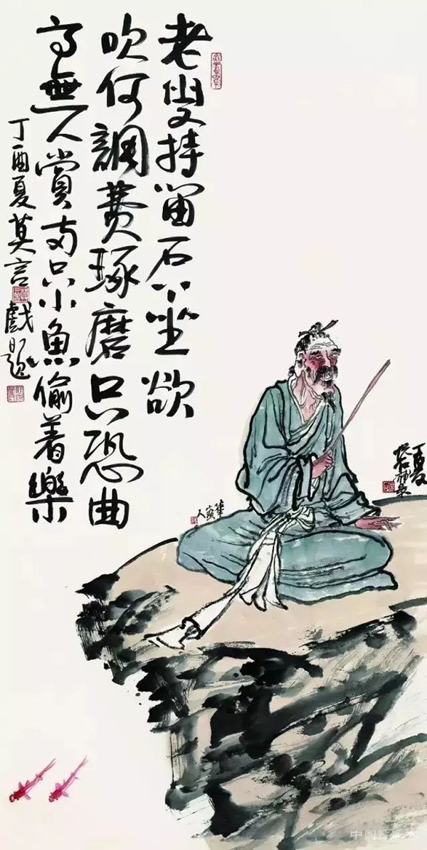 “吴悦石、莫言、杨华山翰墨三人行”行至威海