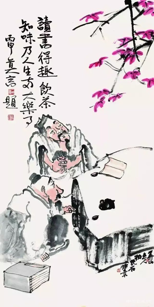 “吴悦石、莫言、杨华山翰墨三人行”行至威海