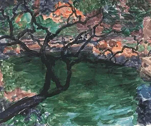 成都K空间举办周春芽与方力钧双人展