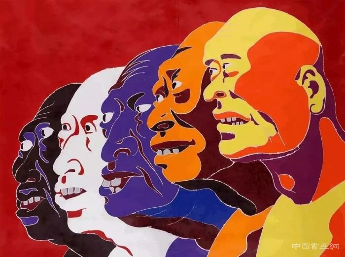 成都K空间举办周春芽与方力钧双人展