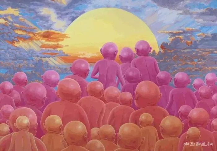 成都K空间举办周春芽与方力钧双人展