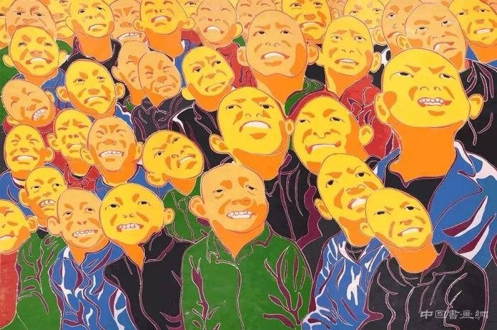 成都K空间举办周春芽与方力钧双人展