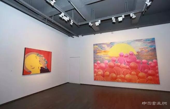 成都K空间举办周春芽与方力钧双人展