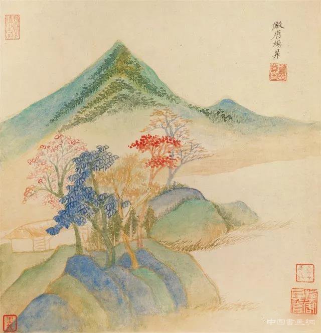 日本绘画对晚明“没骨山水”的影响