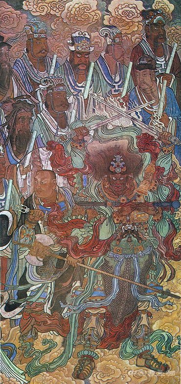 永乐宫精美壁画 再现道家之“诸神传说”