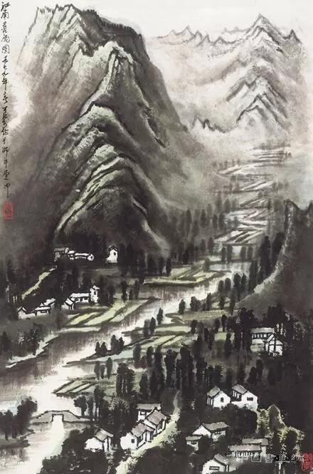 杏花微雨：李可染的画中江南