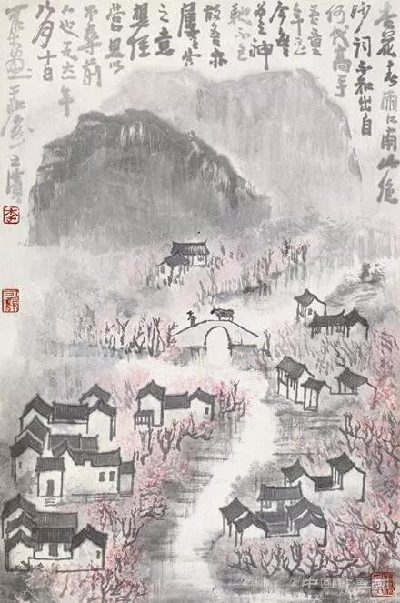杏花微雨：李可染的画中江南