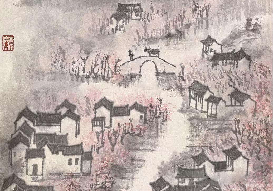 杏花微雨：李可染的画中江南