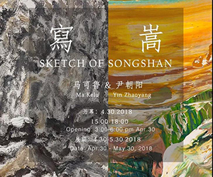 马可鲁、尹朝阳双人展“写嵩 ”