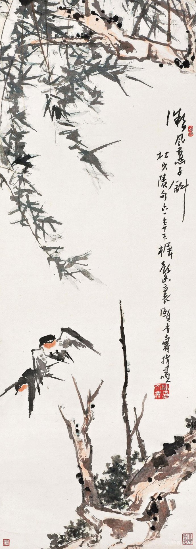 潘天寿指墨画艺术及市场
