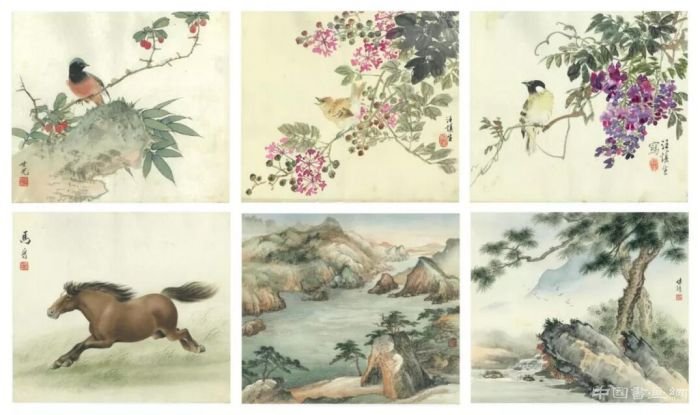 中国书画网上拍卖多件中国古代及近现当代书画