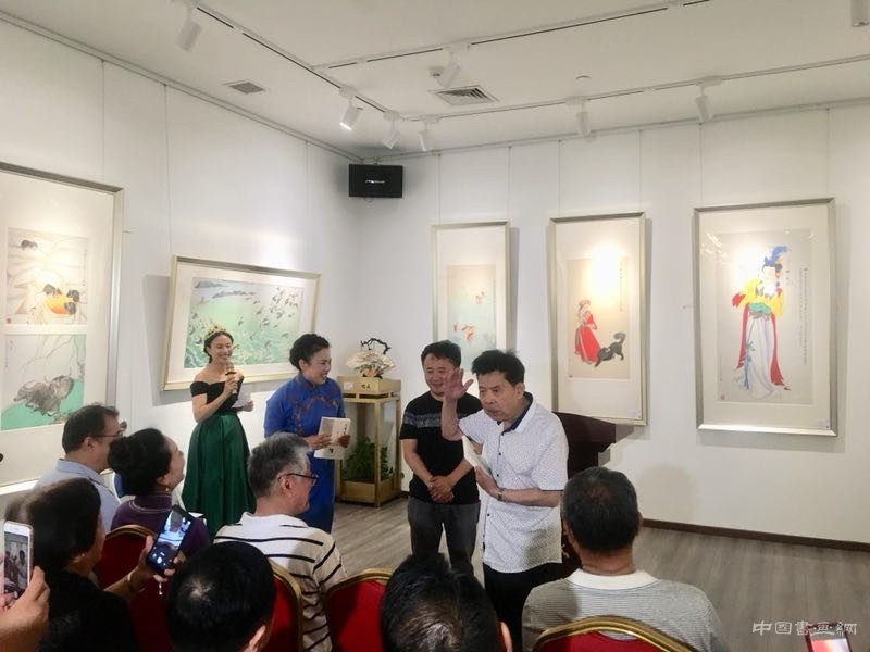 “张大千门人江苹国画经典作品展”亮相京城