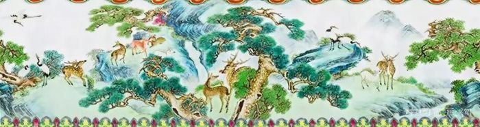 清乾隆宫粉地洋彩鹤鹿同春如意瓶- 中国书画网 清乾隆宫粉地洋彩鹤鹿同春如意瓶- 中国书画网