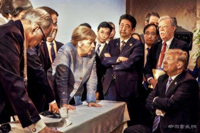一张照片背后的故事!G7的超现实主义
